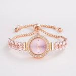 Simple Women's Feather Bracelet Watch