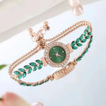 Simple Women's Feather Bracelet Watch