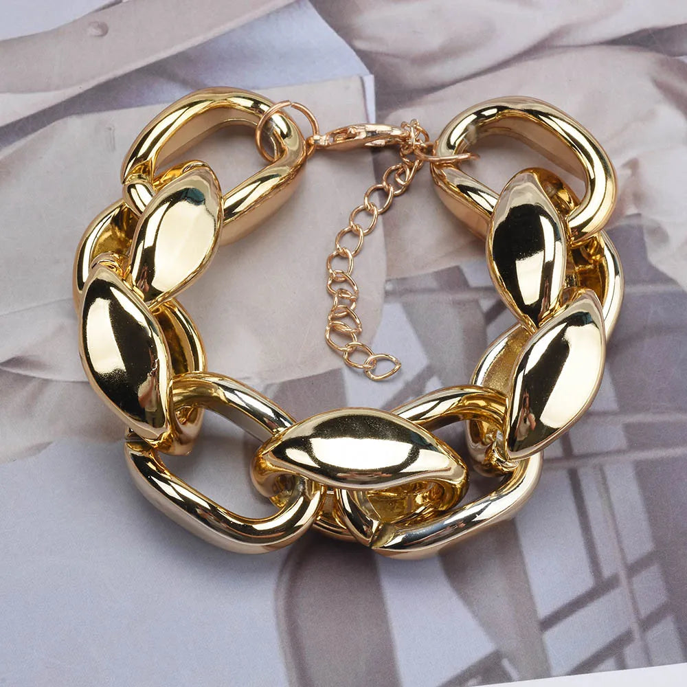 Vintage Gold ZA Chain Bracelet