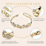 Luxury Love Braided Leaf Bracelet